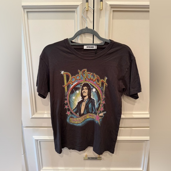 Daydreamer Small Rod Stewart Maggie May Ringer Tee. ⚡️🖤 - Picture 2 of 6